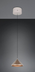 Trio Laguna LED piekarama lampa 1-pc 18 cm coffee brushed steel 336210165 4017807671070
