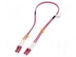 Fiber patch cord | OM4 | LC/UPC,both sides | 0.5m | 50/125um | LSZH