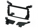 Radio mounting frame | Hyundai | 2 DIN | black