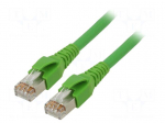 Patch cord | S/FTP | Cat 6a | RJ45 plug,both sides | stranded | Cu