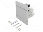 Enclosure: junction box | X: 120mm | Y: 142.5mm | Z: 57mm | aluminium