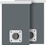 Rebel RB-1065B Vacuum Cleaner Bags 2pcs