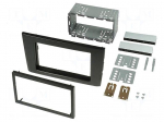 Radio mounting frame | Volvo | 2 DIN | black