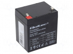 Re-battery: acid-lead | 12V | 4.5Ah | AGM | maintenance-free