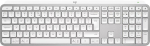 Logitech MX Keys S Keyboard Universal RF Wireless Bluetooth QWERTY US International Aluminium White