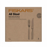 FISKARS ZESTAW SZTUĆC&Oacute;W DO STEK&Oacute;W 24 szt. ALL STEEL