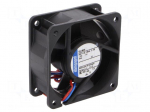 Fan: DC | axial | 60x60x25mm | 43m3/h | 37dBA | ball bearing | 5600rpm