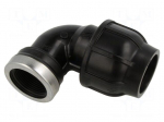 Splice terminal: clamping | Thread: G 1 1/4" internal | 40mm | Plast