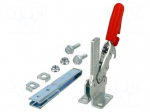 Vertical clamps | zinc plated steel | 1.1kN | 283mm | Size: 230