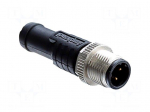 Cable: for sensors/automation | PIN: 4 | M12 male,M12 male angled