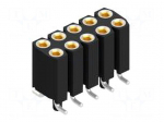 Connector: pin strips | socket | female | PIN: 10 | SMT | 3A | 150V | 2.54mm