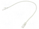 Patch cord | S/FTP | Cat 6a | RJ45 plug,both sides | stranded | Cu | 5m