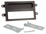 Radio frame | Renault | 1 DIN | black