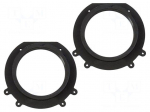 Spacer ring | MDF | 165mm | Citro&euml;n,Fiat,Peugeot | impregnated