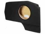 Car loudspeaker enclosure | MDF | black | textil | 15l | 250mm | 272mm