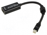 Adapter | HDMI socket,mini DisplayPort plug | 0.12m | black | black