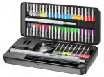 Electric screwdriver | Features: auxiliary LED backlight | 58pcs.