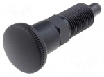 Indexing plungers | Thread: M16 | Plating: black finish | 8mm