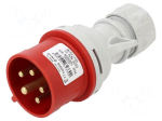 Connector: AC supply 3-phase | plug | male | 32A | 400VAC | IEC 60309