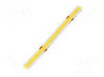 COB LED tape | white cold | 8mm | white PCB | IP20 | 180&deg; | 8W/m | 48VDC
