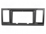 Radio frame | VW | black | 9"