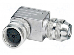 Connector: M16 | plug | PIN: 14 | 30V | soldering | angled | IP67
