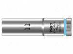 Socket: 6-angles | socket spanner | HEX 11mm | 3/8" | 8790 HMB Deep