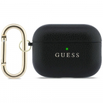 Case Guess Grained Classic Logo Hook for AirPods Pro 3 / black