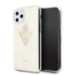 Guess GUHCN58SGTLGO Glitter Triangle Hardcase for iPhone 11 Pro / gold
