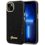 Guess GUHCP14MHGCRHK Croco Collection Hardcase for iPhone 14 Plus / 15 Plus 6.7" / black