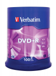 DVD+R 16x CB 4,7GB Verbatim 100 sztuk