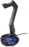 Sharkoon Shark X-Rest 7.1 USB - karta muzyczna 7.1 wbudowana w stojak na słuchawki