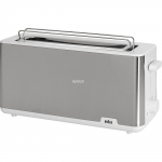 Braun Household Long Slot Toaster PurShine HT 1610 WH (stainless steel/white, 1,030 watts, for 2 slices of toast)