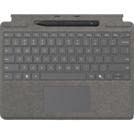 Microsoft Surface Pro Keyboard with Slim Pen (platinum, DE layout, for Surface Pro (11th Edition)/10 for Business/9/8)