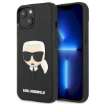 Karl Lagerfeld KLHCP14MKH3DBK Hardcase 3D Rubber Karl`s Head for iPhone 14 Plus/15 Plus 6.7" / black