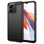 Fusion Trust Back Case slikona aizsargapvalks Xiaomi Redmi Note 13 5G melns