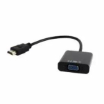 Gembird HDMI (19pin) to VGA (15pin) Adapteris + Audio kabelis Melns