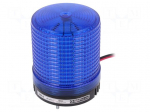 Signaller: lighting | flashing light | blue | Series: S80LS | 10&divide;30VDC