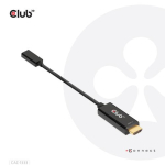 Adapter USB Club 3D CAC-1333 USB-C - HDMI Black (500706)