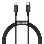 Baseus Type-C - Lightning Superior Series kiire laadimise andmesidekaabel, PD 20W, 1m, Black (CATLYS-A01)