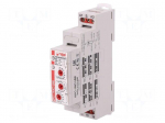 Timer | 1s&divide;10days | SPDT | 24VDC/16A,250VAC/16A | 12&divide;240VAC | DIN | IP20