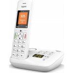 Juhtmevaba lauatelefon Gigaset E390A (S30852-H2928-C102) White