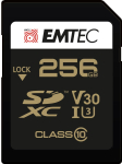 Emtec SD-kaart 256GB UHS-I U3 V30 SpeedIN Pro