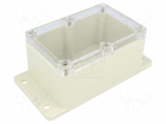 Enclosure: multipurpose | X: 80mm | Y: 120mm | Z: 65mm | ABS | IP65