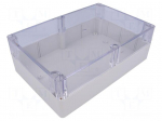 Enclosure: multipurpose | X: 146mm | Y: 222mm | Z: 75mm | polycarbonate