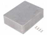Enclosure: multipurpose | X: 94mm | Y: 119mm | Z: 37mm | 1590 | aluminium