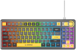 Klawiatura przewodowa Rampage CYCLONE KNOB RGB 90%