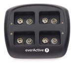 Ładowarka do akumulatork&oacute;w 6F22 / HR22 / 9V everActive NC-109