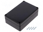 Enclosure: multipurpose | X: 80mm | Y: 120mm | Z: 41mm | ABS | black