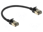 Patch cord | F/FTP | Cat 8.1 | RJ45 plug,both sides | 0.25m | LSZH